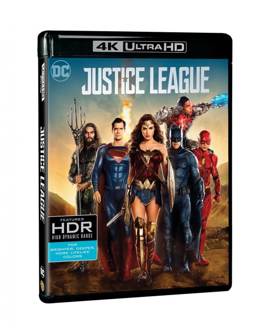 Justice League 4K Ultra HD includes Blu-ray 2D