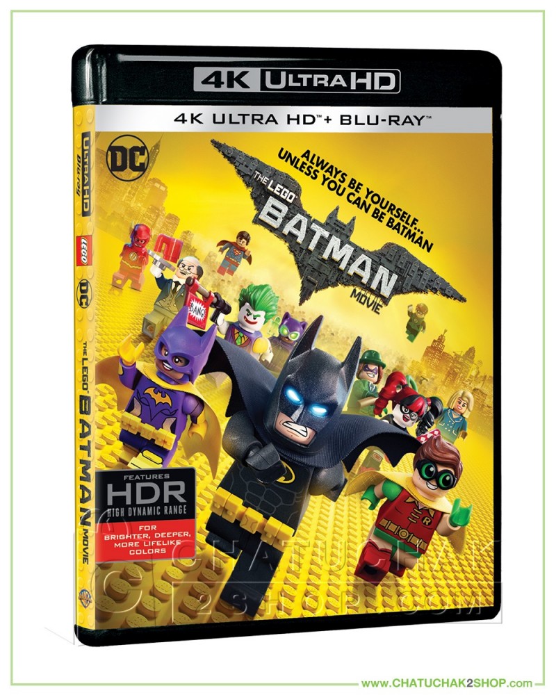 The Lego Batman Movie 4K Ultra HD includes Blu-ray 2D