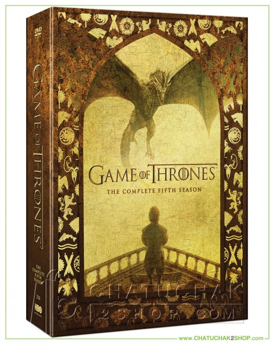 Game of Thrones: The Complete 5th Season DVD Series (5 discs)