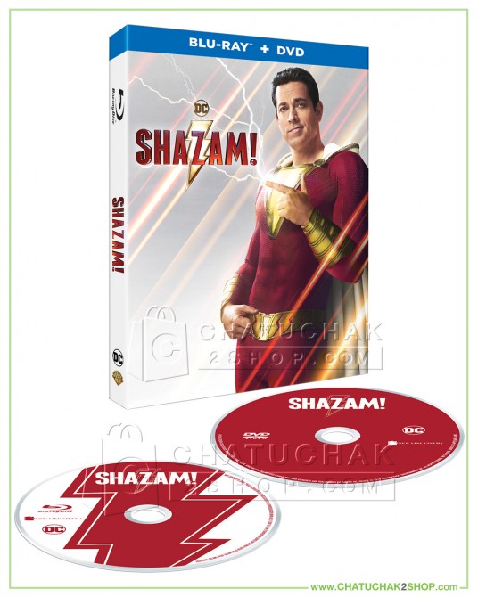 Shazam! Blu-ray Combo Set (Bluray &amp; DVD)