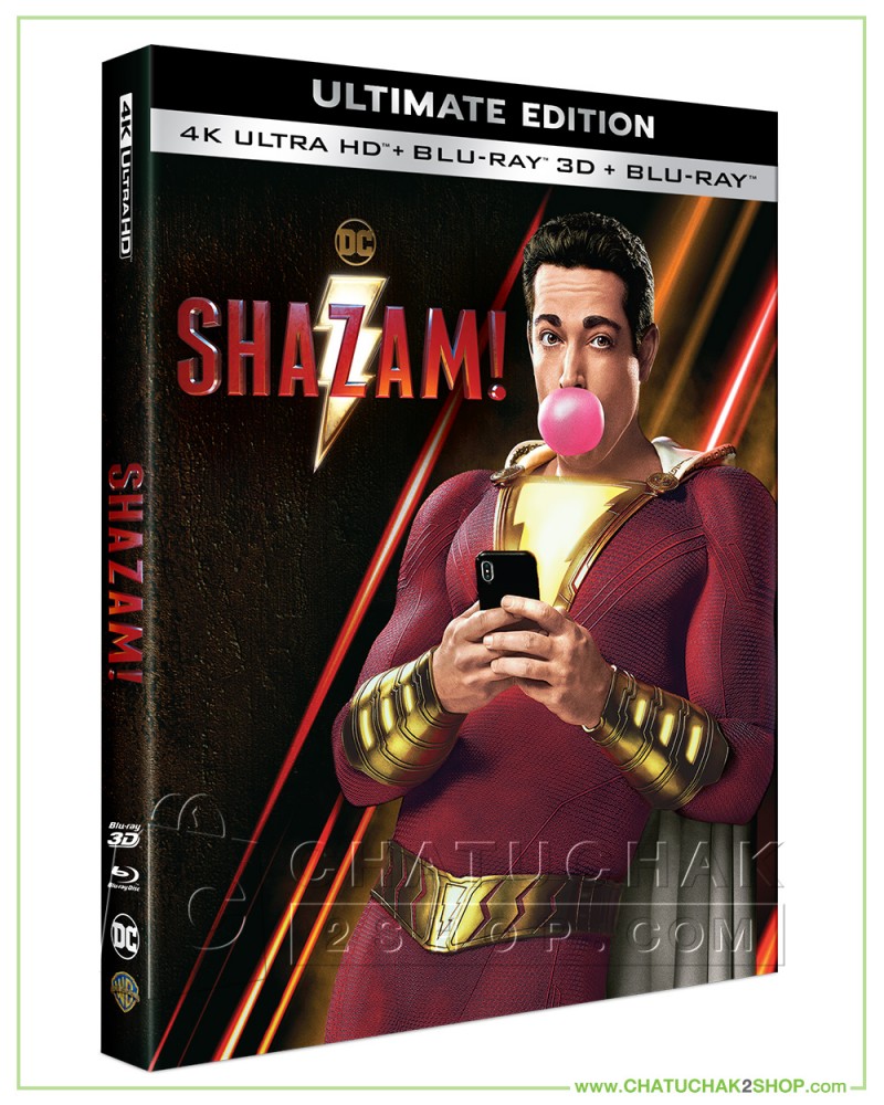 Shazam! 4K Ultra HD includes Blu-ray 3D & 2D (Free Postcard)