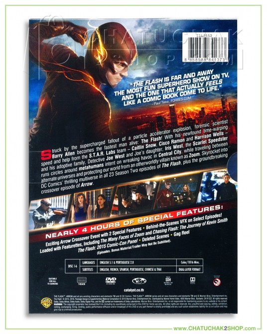 The Flash : The Complete 2nd Season DVD Series (6 discs)