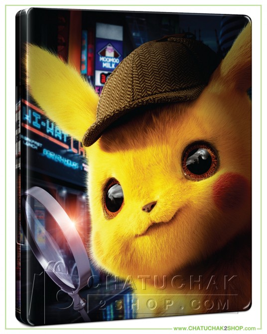 Pokémon Detective Pikachu Blu-ray Steelbook Includes 3D and 2D