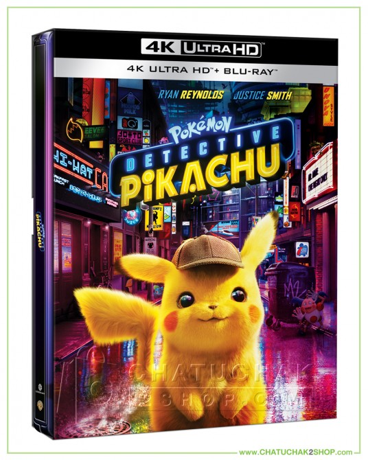 Pokémon Detective Pikachu 4K Ultra HD Steelbook includes Blu-ray 2D