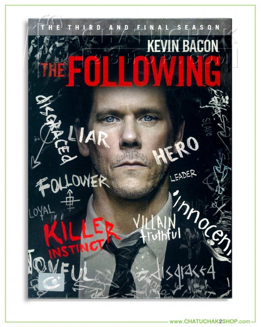 The Following : The Complete 3rd Season DVD Series (4 discs)
