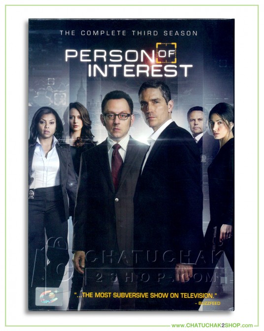 Person of Interest : The Complete 3rd Season DVD Series (6 discs)