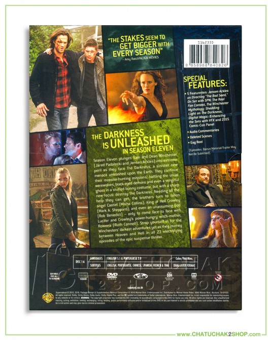 Supernatural : The Complete 11th Season DVD Series (6 discs)
