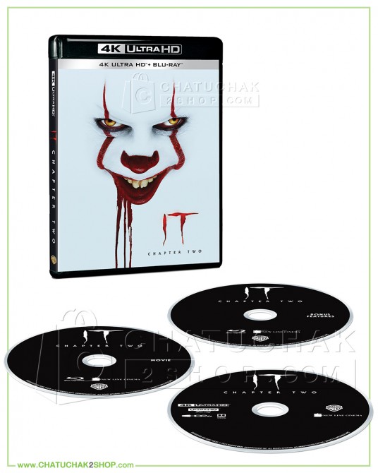 It Chapter Two 4K UltraHD + Bluray + Bluray Special Features (Free Postcard)