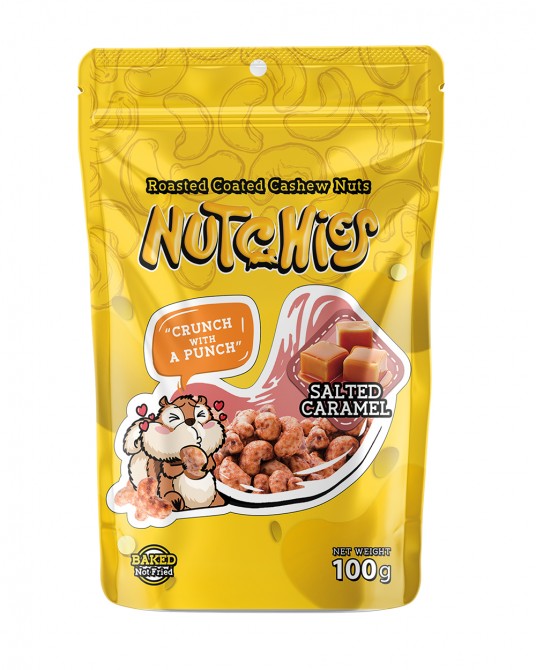 Nutchies Salted Caramel Flavour 100g