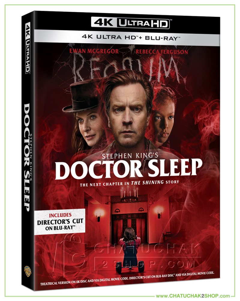 Doctor Sleep Ultra HD includes Blu-ray 2D (Theatrical & Director’s Cut)