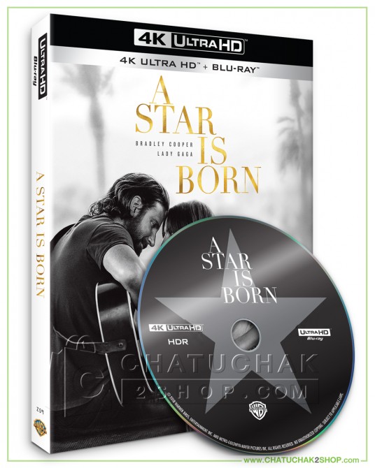 A Star Is Born 4K Ultra HD includes Blu-ray 2D