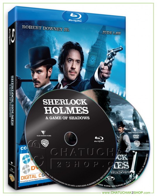 Sherlock Holmes : A Game of Shadows Blu-ray Combo Set (Bluray &amp; DVD)