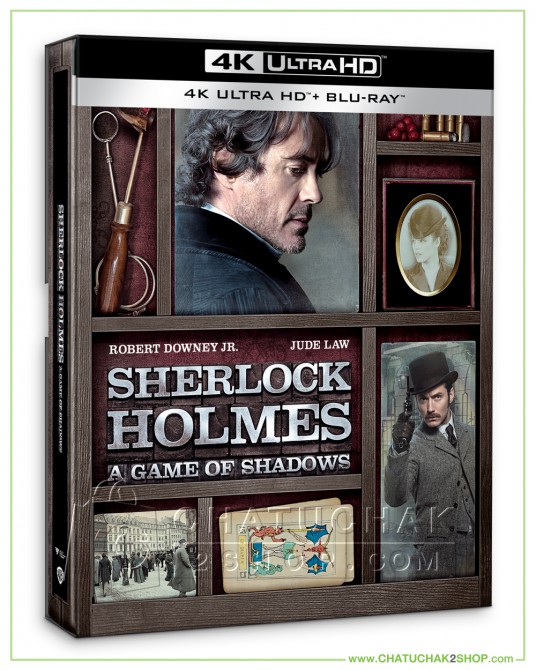 Sherlock Holmes: A Game of Shadows 4K Ultra HD Steelbook includes Blu-ray 2D