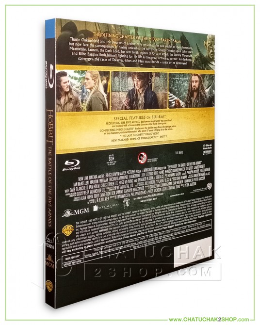 The Hobbit: The Battle of The Five Armies Bluray + Bluray Special Features