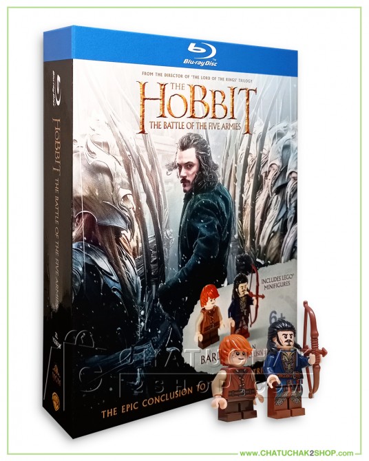 The Hobbit: The Battle of The Five Armies Bluray &amp; Bluray Special Features + Figures