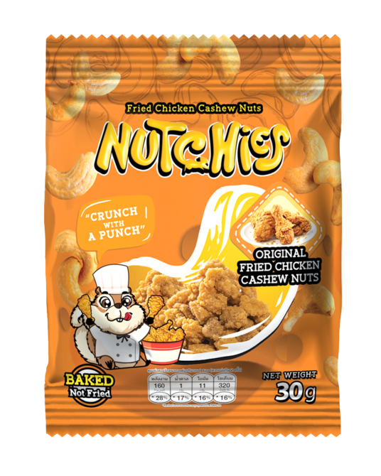 Nutchies Cashew Nut Fried Chicken Flavour 30g