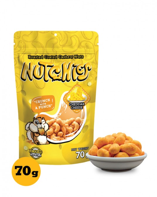 Nutchies Cheddar Cheese Flavour 70g