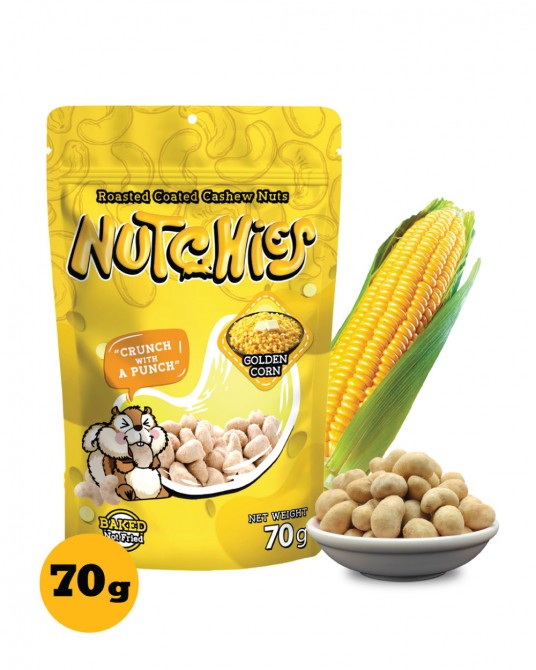 Nutchies Golden Corn Flavour 70g