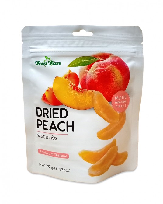 TANTAN Dried Peach 70g.