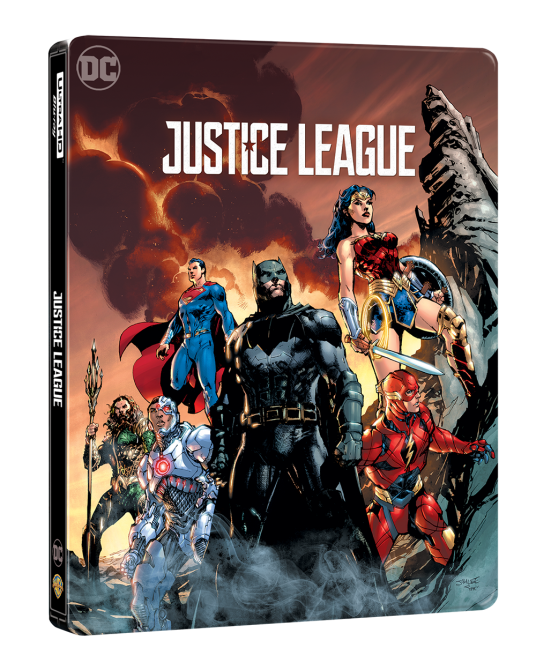 Justice League 4K Ultra HD Steelbook includes Blu-ray 2D