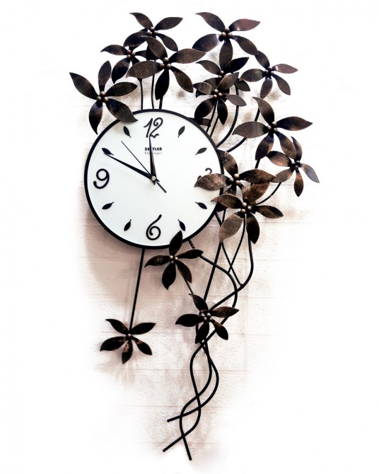 Flower Wall clock