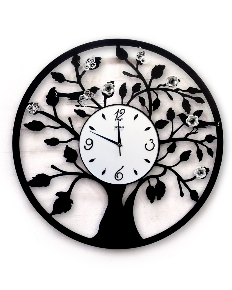 Butterfly  Wall clock