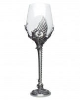 Pewter Wine Glass Swan